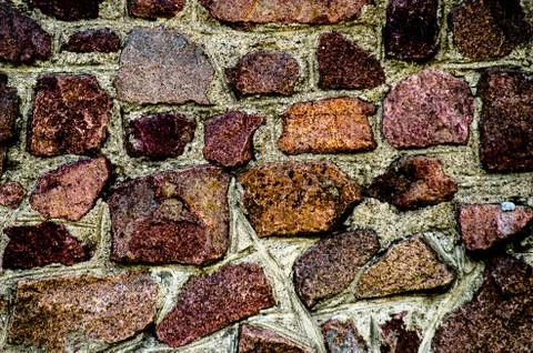 Background of stone wall texture Stock Photos
