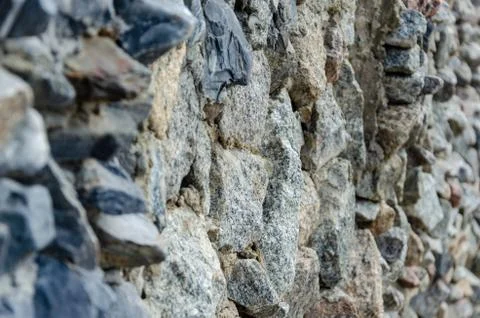 Background of stone wall texture Stock Photos