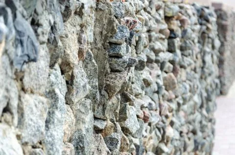 Background of stone wall texture Stock Photos