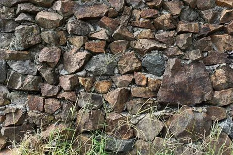 Background of stone wall texture. Stock-Fotos