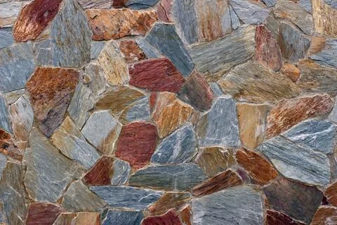 Background of stone wall texture Stock Photos