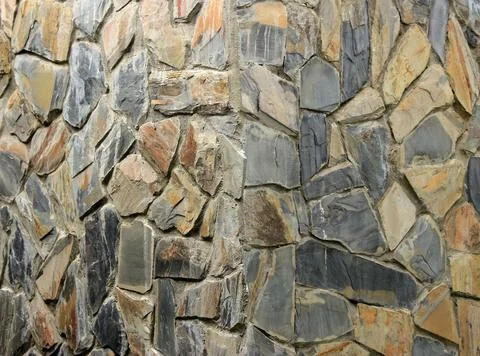Background of stone wall texture Stock Photos