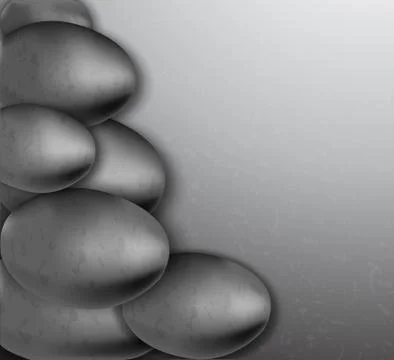 Background with stones Illustrazione stock