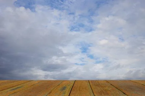 Background of storm clouds before a thunder-storm Stock Photos