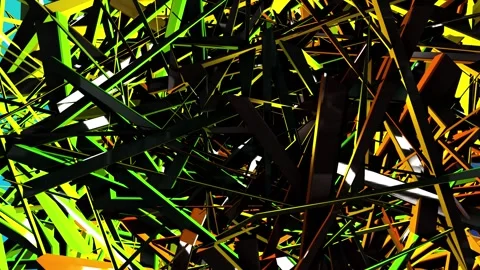 A background of straight objects moving towards the camera Video stock 139235825