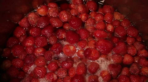  background, strawberries are in full swing Stock Footage 52979961