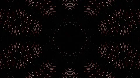 Background stripes and flashing with shining light dots. Animation with circles Video stock 231177355
