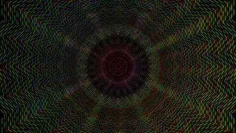 Background stripes and flashing with shining light dots. Animation with circles Stock-Footage 236573002
