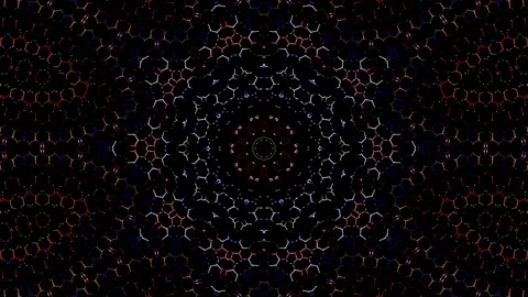Background stripes and flashing with shining light dots. Animation with circles 스톡 동영상 241609476