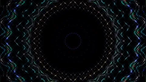 Background stripes and flashing with shining light dots. Animation with circles Stock-Footage 243106093