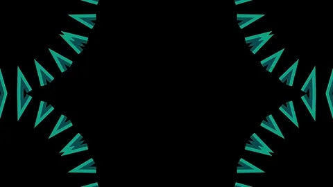 Background stripes and flashing with shining light dots. Animation with circles Stock Footage 247340953