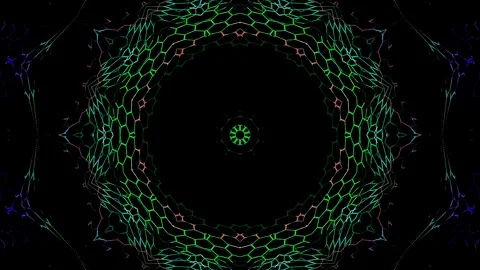 Background stripes and flashing with shining light dots. Animation with circles Stock Footage 248550058