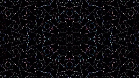 Background stripes and flashing with shining light dots. Animation with circles Stock-Footage 249940568