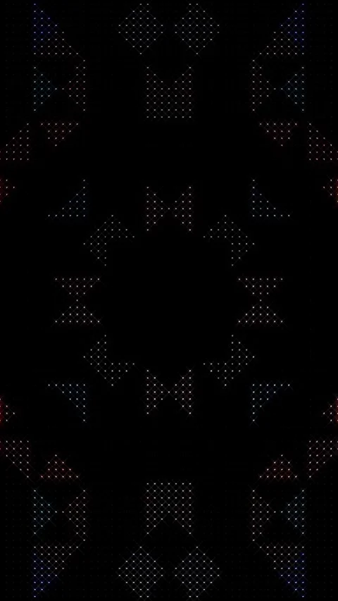 Background stripes and flashing with shining light dots. Animation with circles Video stock 293214094