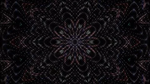 Background stripes and flashing with shining light dots. Animation with circles Stock Footage 293348043