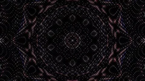 Background stripes and flashing with shining light dots. Animation with circles 스톡 동영상 293348050