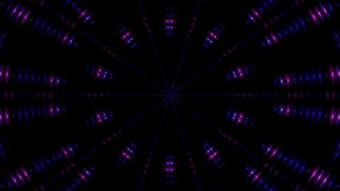 Background stripes and flashing with shining light dots. Animation with circles Video stock 294338200