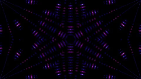 Background stripes and flashing with shining light dots. Animation with circles Video stock 294338258