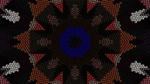 Background stripes and flashing with shining light dots. Animation with circles 스톡 동영상 294339116
