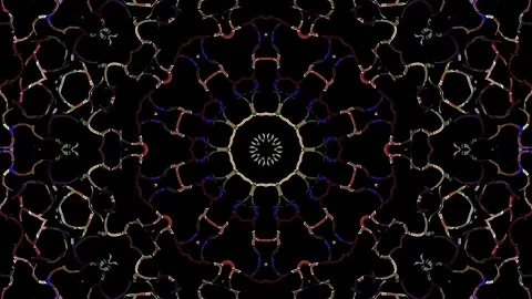 Background stripes and flashing with shining light dots. Animation with circles Video stock 294690078