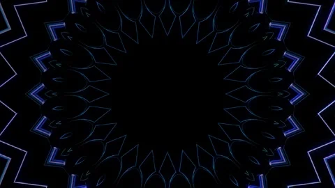 Background stripes and flashing with shining light dots. Animation with circles Video stock 295306233
