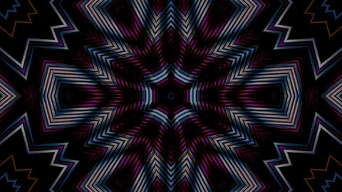 Background stripes and flashing with shining light dots. Animation with circles Stock Footage 296553347