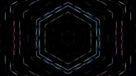 Background stripes and flashing with shining light dots. Animation with circles Stock-Footage 297635995