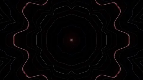 Background stripes and flashing with shining light dots. Animation with circles Video stock 297767435