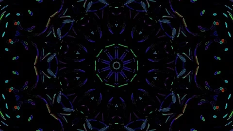 Background stripes and flashing with shining light dots. Animation with circles Video stock 302173386