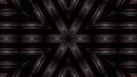 Background stripes and flashing with shining light dots. Animation with circles Video stock 304074563