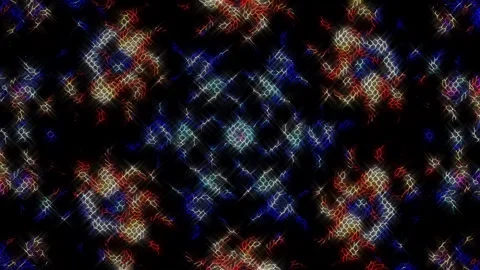 Background stripes and flashing with shining light dots. Animation with circles 動画素材 304172841
