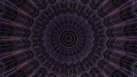 Background stripes and flashing with shining light dots. Animation with circles Video stock 304172995