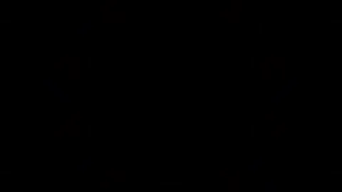 Background stripes and flashing with shining light dots. Animation with circles 스톡 동영상 304688088