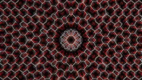 Background stripes and flashing with shining light dots. Animation with circles Video stock 304815330