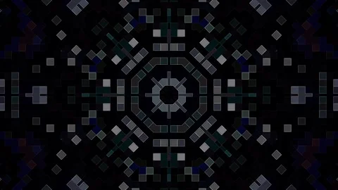 Background stripes and flashing with shining light dots. Animation with circles Video stock 306099569