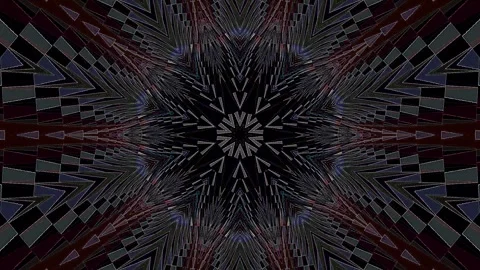 Background stripes and flashing with shining light dots. Animation with circles Video stock 310267673