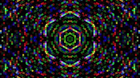 Background stripes and flashing with shining light dots. Animation with circles Video stock 320842976
