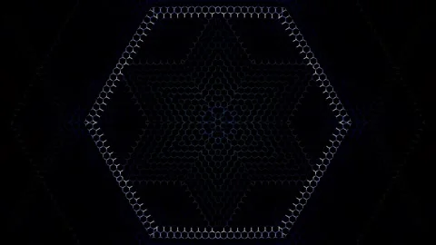 Background stripes and flashing with shining light dots. Animation with circles Video stock 321878073