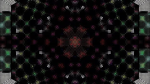 Background stripes and flashing with shining light dots. Animation with circles Video stock 322611992