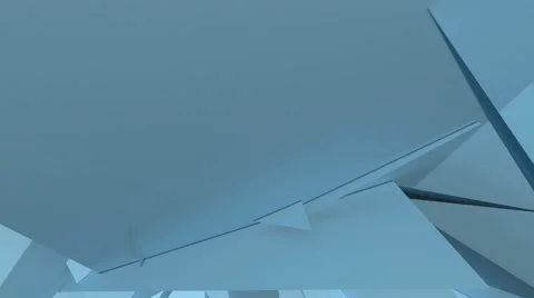 Background in the style of cubism ,low-poly,randomly changing shape,blue,soft 스톡 동영상 45739228