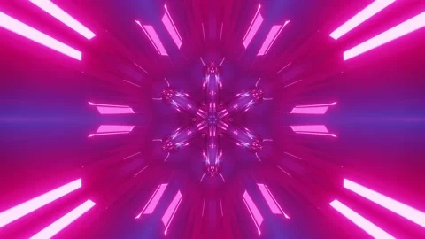 Background in style of cyberpunk or high-tech future. Sci-fi tunnel transformer Video stock 133199144