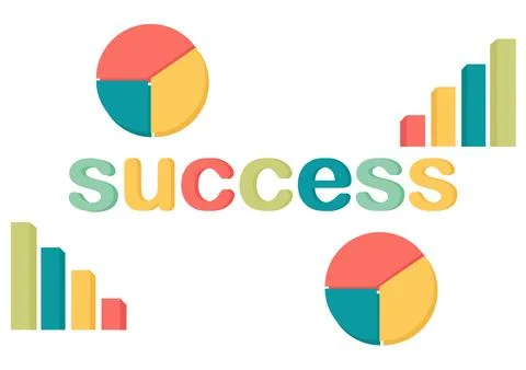 Background with success theme 2 Stock Illustration