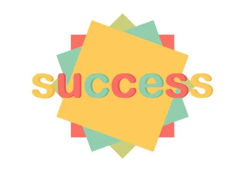 Background with success theme 3 Stock Illustration