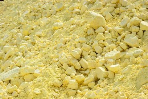 Background of Sulphur Texture Foto stock