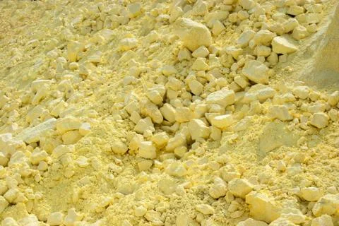 Background of Sulphur Texture Stock Photos