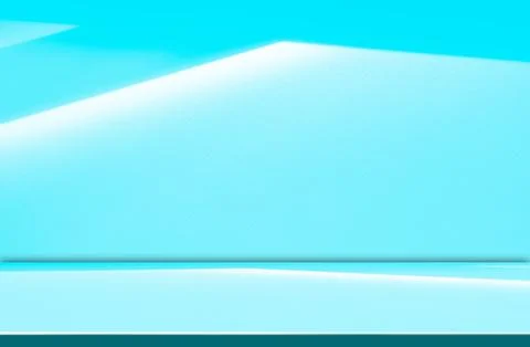Background summer blue wall studio room solid kitchen podium floor Фото