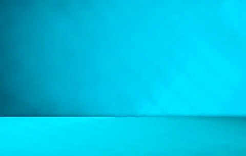 Background summer blue wall studio room solid kitchen podium Stock Photos