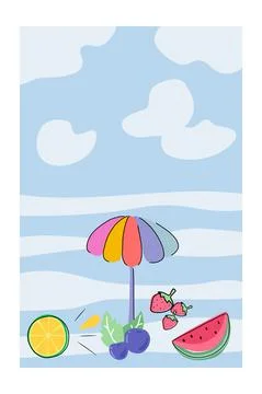 Background summer Stock Illustration
