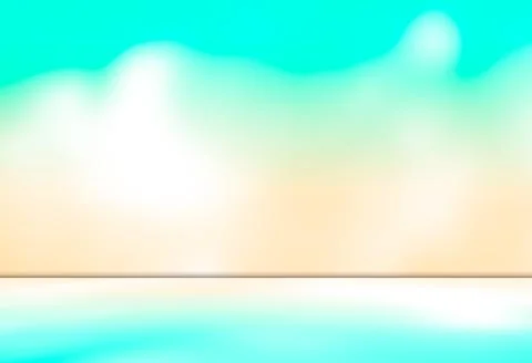 Background Summer Yellow Wall Studio Room Solid Kitchen Podium Floor Stock-Fotos