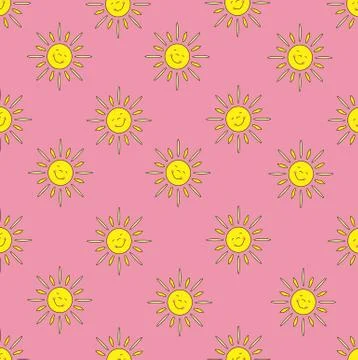 The background of the sun (pink) Stock Illustration
